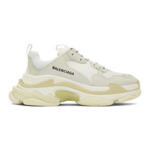 Balenciaga White Triple S Sneakers (524036-W09E1)