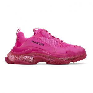 Balenciaga Pink Triple S Sneakers (544351-W2FG1)