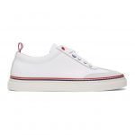 Thom Browne White Calfskin Sneakers (FFD042A-06107)