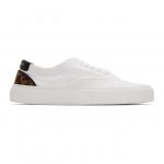 Saint Laurent White Leopard Venice Sneakers (606442 GUZ70)