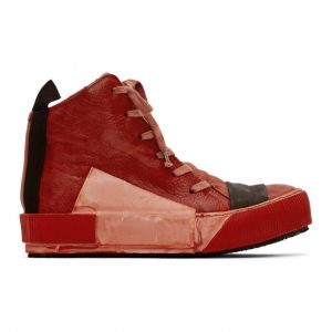 Boris Bidjan Saberi Red Bamba Sneakers (BAMBA1-FMM20036)