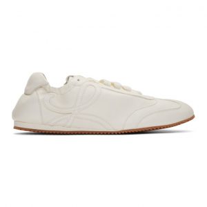 Loewe Off-White Ballet Runner Sneakers (453.29.185)