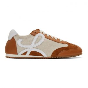 Loewe Beige Ballet Runner Sneakers (453.10.124)