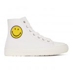 Joshua Sanders White Smiley Edition High-Top Sneakers (FJSAWSHTP00133)