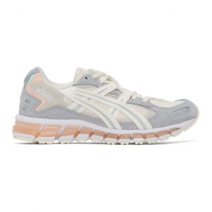 Asics Off-White and Grey GEL-Kayano 5 360 Sneakers (1022A140.102)