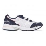 Asics White and Navy GEL-1090 Sneakers (1022A289.100)