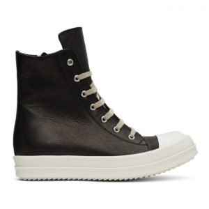 Rick Owens Black High-Top Sneakers (RP20F2890 LCAP)