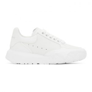Alexander McQueen White Runner Sneakers (633915WHZ94)