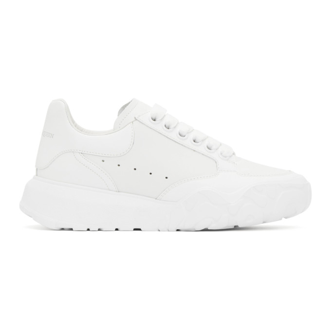 Alexander McQueen White Runner Sneakers (633915WHZ94)