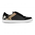 Burberry Black Check Reeth Sneakers (8024124)