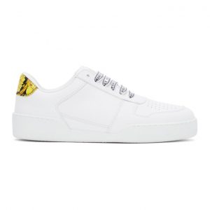 Versace White Ilus Low Sneakers (DST239D DV36G)