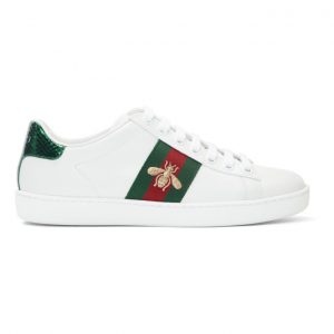 Gucci White New Ace Sneakers (431942 02JP0)