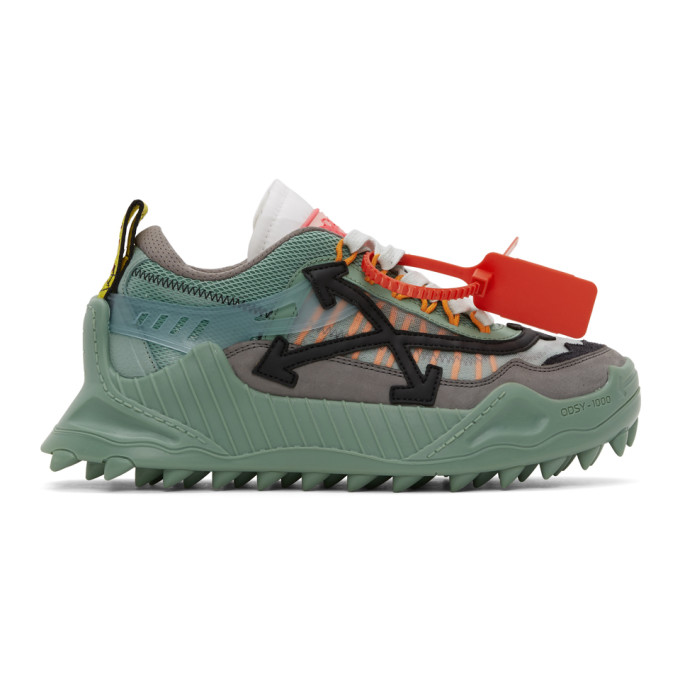 Off-White Green ODSY-1000 Sneakers (OWIA180E20FAB0020606)