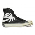 Palm Angels Black Palm Vulcanized High Top Sneakers (PWIA027F20LEA0011001)
