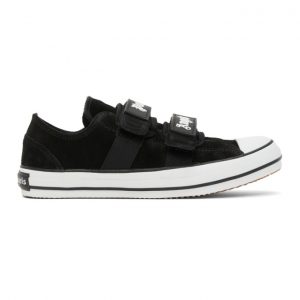 Palm Angels Black Vulcanized Sneakers (PWIA026E20LEA0011001)