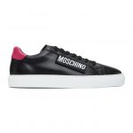 Moschino Black and Pink Label Sneakers (MB15042G1B GA1)