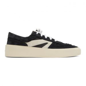 Fear of God Black and Grey Skate Low Suede Sneakers (6P20-7024-SUE)