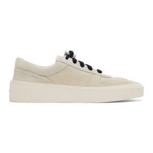 Fear of God Grey Suede Skate Low Sneakers (6P20-7024-CLF)