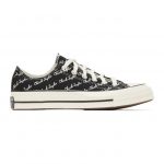 Converse Black and White Signature Chuck 70 Low Sneakers (167698C)