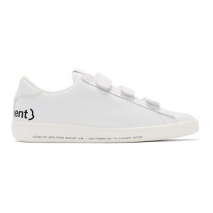 Moncler Genius 7 Moncler Fragment Hiroshi Fujiwara White Leather Sneakers (00400 – 00 – 01837)