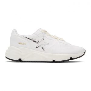 Golden Goose White Running Sneakers (G34WS963.D1)