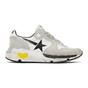 Golden Goose Grey Running Sole Sneakers (G35WS963.A1)