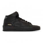 Golden Goose Black Stardan Mid-Top Sneakers (G35MS987.A4)