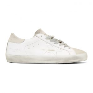 Golden Goose White Superstar Sneakers (GCOMS590.A5)