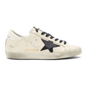 Golden Goose SSENSE Exclusive White Super SSTAR Sneakers (F35MS590.G15)