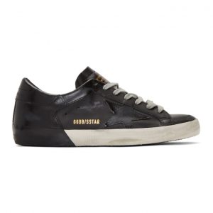 Golden Goose Black Superstar Sneakers (G35MS590.Q84)