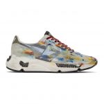 Golden Goose Multicolor Dripping Paint Running Sole Sneakers (G35MS963.G8)