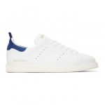 Golden Goose White and Blue Starter Sneakers (G35MS631.Q5)