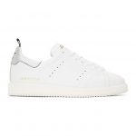 Golden Goose White and Silver Starter Sneakers (G35MS631.Q8)