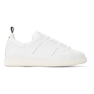 Golden Goose White Starter Sneakers (GCOMS631.A1)