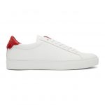 Givenchy White and Red Urban Knots Sneakers (BH0002H0FS)