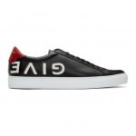 Givenchy Black Reverse Logo Urban Street Sneakers (BH001DH05Y)