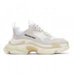 Balenciaga White Triple S Sneakers (534217 W09E1)