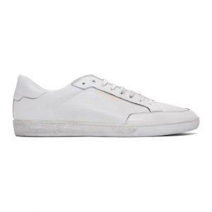 Saint Laurent White SL/10 Sneakers (5866171JZ10)