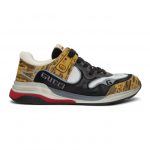 Gucci Yellow and Black Ultrapace Sneakers (592345 1LH10)