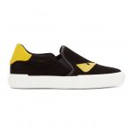 Fendi Black Bag Bugs Slip-On Sneakers (7E1152 – A1GV)