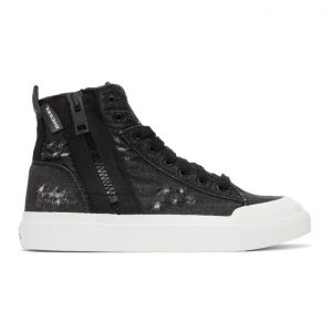 Diesel Black S-Astico Denim Sneakers (Y02149 PR573)