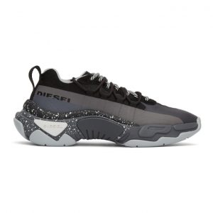 Diesel Black S-Kipper Band Sneakers (Y02112 P3019)
