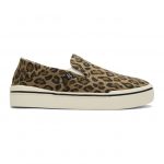 R13 Tan Leopard Slip-On Sneakers (R13S0255-973)