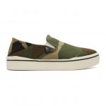R13 Green Camo Slip-On Sneakers (R13S0255-15)