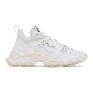 Moncler White Tyana Sneakers (4M709 40 02S75)