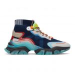 Moncler Navy Leave No Trace High-Top Sneakers (4M715 – 40 – 02S88)