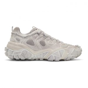 Acne Studios White Bolzter M Tumbled Sneakers (BD0061-)