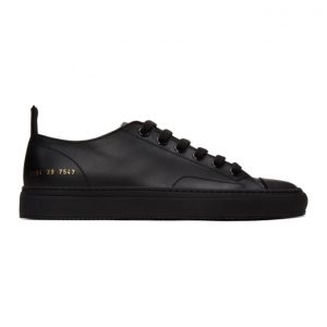 Common Projects Black Tournament Sneakers (5194)
