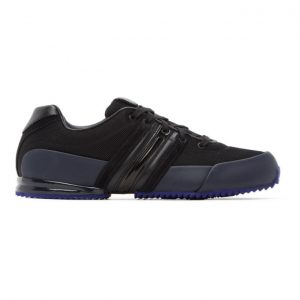 Y-3 Black and Navy Sprint Sneakers (S82112)