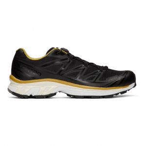 Fumito Ganryu Black and Yellow Salomon Edition XT-6 Trekking Sneakers (410939)